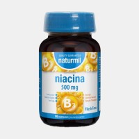 Niacina 500mg – 90 comprimidos – Naturmil